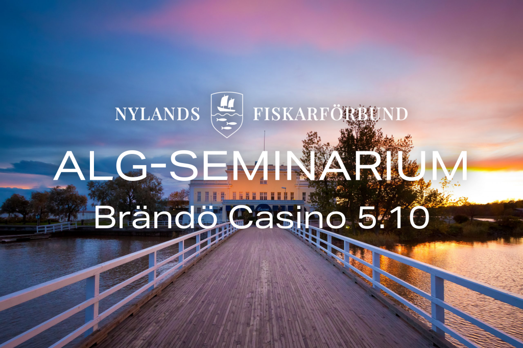 Nylands Fiskarförbund alg-seminarium i Brändö Casino 2024